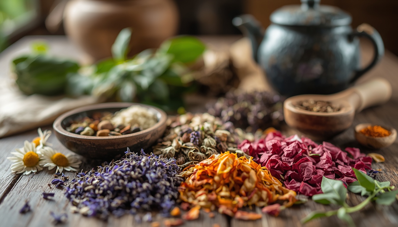 Flourishcleania herbal tea blend preparation